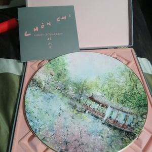 CHEN CHI Royal Doulton plate garden of tranquility